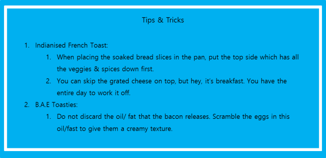 Toasties - Tips &amp; Tricks